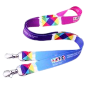 Lanyard Sublimado Sencillo Doble Gancho