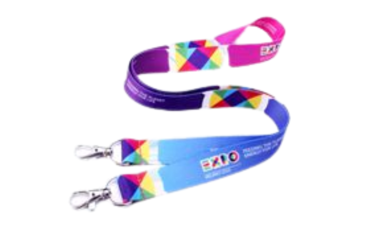 Lanyard Sublimado Sencillo Doble Gancho